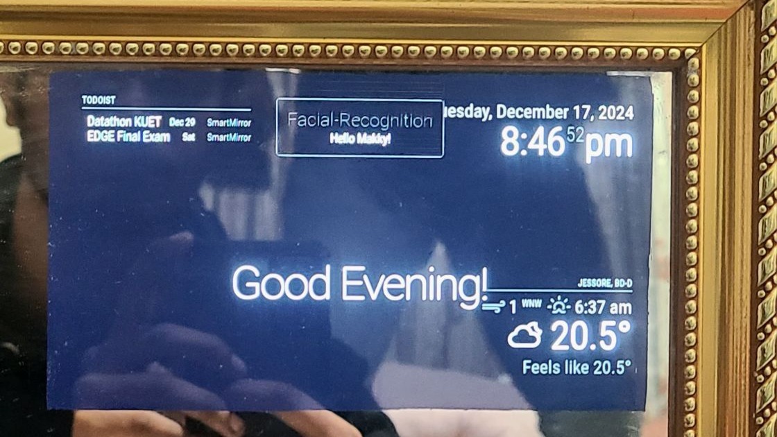 Smart Mirror Screenshot 1
